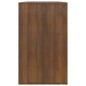 vidaXL Aparador de madera de ingeniería marrón roble 120x41x75 cm vidaXL Aparador de madera de ingeniería marrón roble 120x41x75 cm