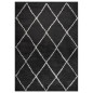 vidaXL Alfombra de pelo largo color crema y gris antracita 120x170 cm vidaXL Alfombra de pelo largo color crema y gris antracita 120x170 cm