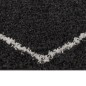 vidaXL Alfombra de pelo largo color crema y gris antracita 120x170 cm vidaXL Alfombra de pelo largo color crema y gris antracita 120x170 cm