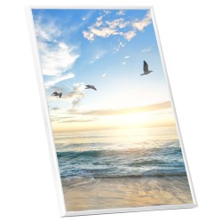 vidaXL Marcos de fotos collage de pared 5 uds blanco MDF 42x59,4 cm 