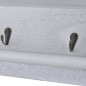 vidaXL Estante de pared de madera de Paulownia blanco 60x23,5x33 cm vidaXL Estante de pared de madera de Paulownia blanco 60x23,5x33 cm