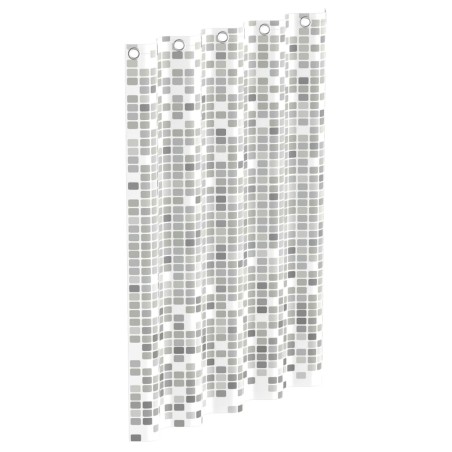 EISL Cortina de ducha con mosaico gris 200x180x0,2 cm