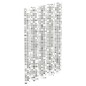EISL Cortina de ducha con mosaico gris 200x180x0,2 cm EISL Cortina de ducha con mosaico gris 200x180x0,2 cm