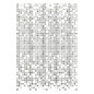 EISL Cortina de ducha con mosaico gris 200x180x0,2 cm EISL Cortina de ducha con mosaico gris 200x180x0,2 cm