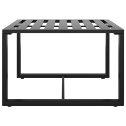 vidaXL Mesa de centro de aluminio gris antracita 