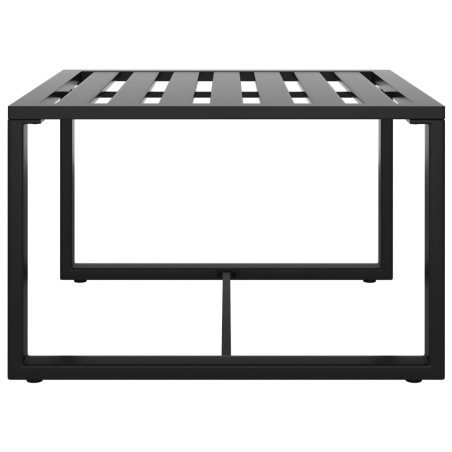 vidaXL Mesa de centro de aluminio gris antracita 