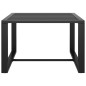 vidaXL Mesa de centro de aluminio gris antracita 
