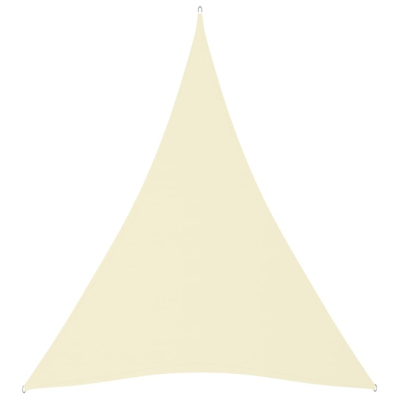 vidaXL Toldo de vela triangular tela Oxford color crema 4x5x5 m vidaXL Toldo de vela triangular tela Oxford color crema 4x5x5 m