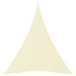vidaXL Toldo de vela triangular tela Oxford color crema 4x5x5 m vidaXL Toldo de vela triangular tela Oxford color crema 4x5x5 m