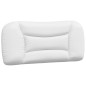 vidaXL Estructura cama con luces LED cuero sintético blanco 90x200 cm vidaXL Estructura cama con luces LED cuero sintético blanco 90x200 cm