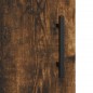 vidaXL Aparador de madera contrachapada roble ahumado 34,5x34x180 cm vidaXL Aparador de madera contrachapada roble ahumado 34,5x34x180 cm