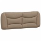 vidaXL Estructura de cama con LED cuero sintético capuchino 120x200 cm vidaXL Estructura de cama con LED cuero sintético capuchino 120x200 cm