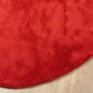 vidaXL Alfombra de pelo corto OVIEDO roja Ø 120 cm vidaXL Alfombra de pelo corto OVIEDO roja Ø 120 cm