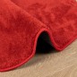 vidaXL Alfombra de pelo corto OVIEDO roja Ø 120 cm vidaXL Alfombra de pelo corto OVIEDO roja Ø 120 cm