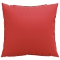 vidaXL Cojines decorativos 4 uds tela rojo 40x40 cm vidaXL Cojines decorativos 4 uds tela rojo 40x40 cm