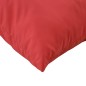 vidaXL Cojines decorativos 4 uds tela rojo 40x40 cm vidaXL Cojines decorativos 4 uds tela rojo 40x40 cm