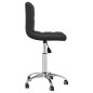 vidaXL Silla de oficina giratoria de cuero sintético negro vidaXL Silla de oficina giratoria de cuero sintético negro