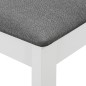 vidaXL Sillas de comedor con cojines 6 unidades madera maciza blanca vidaXL Sillas de comedor con cojines 6 unidades madera maciza blanca