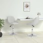 vidaXL Sillas de comedor 2 unidades cuero sintético blanco vidaXL Sillas de comedor 2 unidades cuero sintético blanco