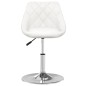 vidaXL Sillas de comedor 2 unidades cuero sintético blanco vidaXL Sillas de comedor 2 unidades cuero sintético blanco