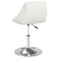 vidaXL Sillas de comedor 2 unidades cuero sintético blanco vidaXL Sillas de comedor 2 unidades cuero sintético blanco
