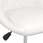 vidaXL Sillas de comedor 2 unidades cuero sintético blanco vidaXL Sillas de comedor 2 unidades cuero sintético blanco