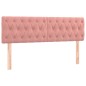 vidaXL Cabeceros 2 unidades de terciopelo rosa 80x7x78/88 cm vidaXL Cabeceros 2 unidades de terciopelo rosa 80x7x78/88 cm