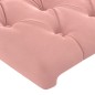 vidaXL Cabeceros 2 unidades de terciopelo rosa 80x7x78/88 cm vidaXL Cabeceros 2 unidades de terciopelo rosa 80x7x78/88 cm