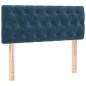vidaXL Cabecero de terciopelo azul oscuro 100x7x78/88 cm vidaXL Cabecero de terciopelo azul oscuro 100x7x78/88 cm