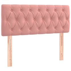 vidaXL Cabecero de terciopelo rosa 90x7x78/88 cm
