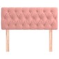 vidaXL Cabecero de terciopelo rosa 90x7x78/88 cm vidaXL Cabecero de terciopelo rosa 90x7x78/88 cm