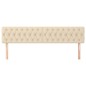 vidaXL Cabeceros 2 unidades de tela color crema 90x7x78/88 cm vidaXL Cabeceros 2 unidades de tela color crema 90x7x78/88 cm