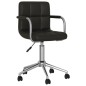 vidaXL Silla de comedor giratoria cuero sintético negro vidaXL Silla de comedor giratoria cuero sintético negro