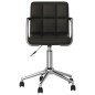 vidaXL Silla de comedor giratoria cuero sintético negro vidaXL Silla de comedor giratoria cuero sintético negro
