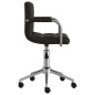 vidaXL Silla de comedor giratoria cuero sintético negro vidaXL Silla de comedor giratoria cuero sintético negro