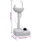 vidaXL Juego de inodoro con lavabo portátil para camping vidaXL Juego de inodoro con lavabo portátil para camping