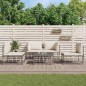 vidaXL Juego de muebles de jardín 5 pzas y cojines ratán PE antracita vidaXL Juego de muebles de jardín 5 pzas y cojines ratán PE antracita