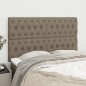 vidaXL Cabeceros 4 unidades tela gris taupe 72x7x78/88 cm vidaXL Cabeceros 4 unidades tela gris taupe 72x7x78/88 cm