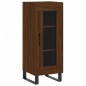 vidaXL Aparador alto madera contrachapada roble marrón 34,5x34x180 cm vidaXL Aparador alto madera contrachapada roble marrón 34,5x34x180 cm