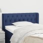 vidaXL Cabecero de tela azul 103x16x78/88 cm vidaXL Cabecero de tela azul 103x16x78/88 cm