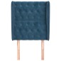 vidaXL Cabecero con orejas de terciopelo azul oscuro 83x23x118/128 cm vidaXL Cabecero con orejas de terciopelo azul oscuro 83x23x118/128 cm