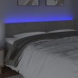 vidaXL Cabecero con LED de terciopelo gris claro 160x5x78/88 cm vidaXL Cabecero con LED de terciopelo gris claro 160x5x78/88 cm