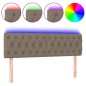 vidaXL Cabecero con LED de tela gris taupe 160x7x78/88 cm vidaXL Cabecero con LED de tela gris taupe 160x7x78/88 cm