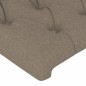 vidaXL Cabecero con LED de tela gris taupe 160x7x78/88 cm vidaXL Cabecero con LED de tela gris taupe 160x7x78/88 cm