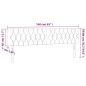 vidaXL Cabecero con LED de tela gris taupe 160x7x78/88 cm vidaXL Cabecero con LED de tela gris taupe 160x7x78/88 cm