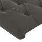 vidaXL Cabecero con LED de terciopelo gris oscuro 90x7x78/88 cm vidaXL Cabecero con LED de terciopelo gris oscuro 90x7x78/88 cm