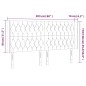 vidaXL Cabecero con LED de terciopelo rosa 203x16x118/128 cm vidaXL Cabecero con LED de terciopelo rosa 203x16x118/128 cm