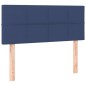 vidaXL Cama box spring con colchón tela azul 90x190 cm vidaXL Cama box spring con colchón tela azul 90x190 cm
