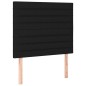 vidaXL Cama box spring con colchón tela negro 80x200 cm vidaXL Cama box spring con colchón tela negro 80x200 cm