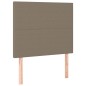 vidaXL Cama box spring colchón y luces LED gris taupe 80x200 cm vidaXL Cama box spring colchón y luces LED gris taupe 80x200 cm